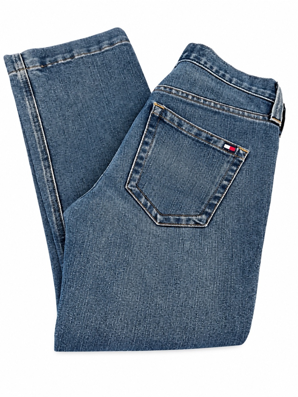 Tommy Hilfiger Y2K Capri Jeans Size 4 Low Rise Cropped Denim